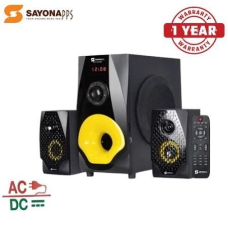 Sayona 2.1 Channel Subwoofer , 7000W P.M.P.O. AC/ DC SHT 1214 BT