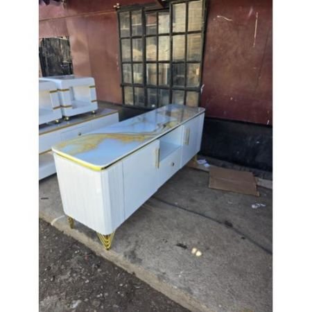 5fts tv stand with marble top