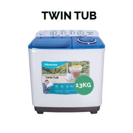 Hisense 13.5KG Top Load Twin Tub Washing Machine WSRB143W