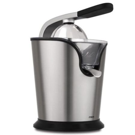 MIKA Citrus Juicer, Metal Handle Press, 160W, Stainless Steel MJC201X