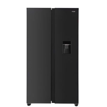 MIKA Fridge, 595L, 2 Door Side By Side, No Frost, INVERTER Compressor, Inox Dark Matt, MRNF2DW595XDMV