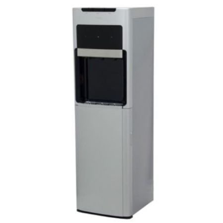 MIKA Water Dispenser, Floor Standing Bottom Load, Black and Silver MWD2802SBL