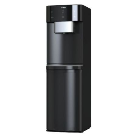 MIKA Water Dispenser, Standing, With Sensor Taps , Bottom Load, Hot & Cold, Compressor Cooling, Black & Silver MWDB2903BL