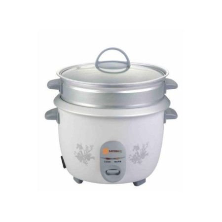 Sayona 2 In 1 Non Stick 2.8 Liters Rice Cooker And Steamer