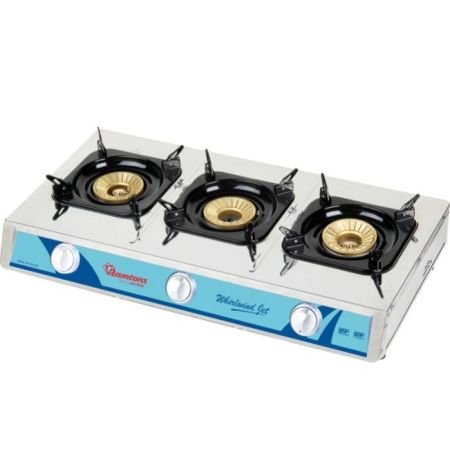 Ramtons GAS COOKER 3 BURNER STAINLESS STEEL- RG/530